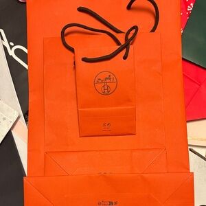 Hermes Orange Gift Bags